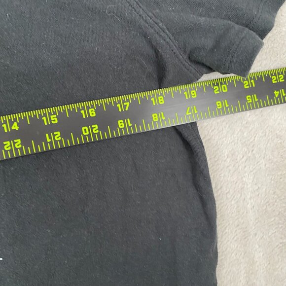 Carhartt Women's T-Shirt L 12/14 Black V-Neck Relaxed Fit Cotton/Polyester - Picture 4 of 9